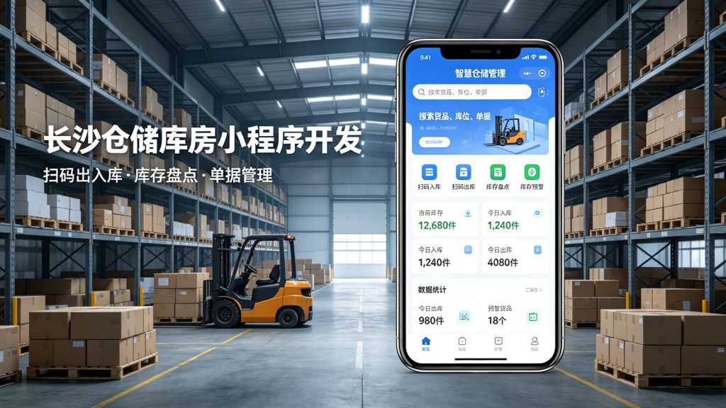 长沙仓储库房管理小程序开发案例｜入库出库・库存盘点